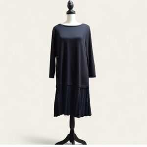 Loft Ann Taylor Swing Dress with Pleated Hem